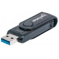 LECTOR TARJETAS,MANHATTAN,101981, USB 3.0, 24 EN 1,GRABADOR EXTERNO DE TARJETAS MANHATTAN 101981