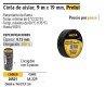 Cinta de aislar de 9 m x 19 mm, negra, Pretul