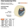 Cinta masking tape de 3/4' x 50 m, Truper