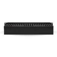 ORGANIZADOR DE CABLES BROBOTIX HORIZONTAL DE 2U, 19 PULGADAS, NEGRO BROBOTIX 830878