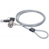 CANDADO LAPTOP,MANHATTAN,440271, LLAVE 1.4M, GRIS MANHATTAN 440271