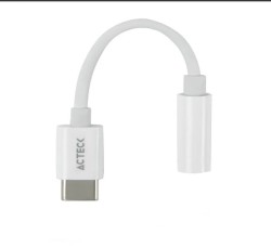ADAPTADOR USB TIPO C A JACK 3.5MM SHIFT PLUS AA405 / PARA AURICULARES MACHO A HEMBRA