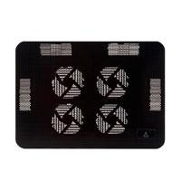 BASE ENFRIADORA ACTECK ICTUS BE450 / LAPTOP 17.5 PUL / 4 VENTILADOR / ILUMINACION LED / BASE ANTIDESLIZANTE / ALTURA AJUSTABLE