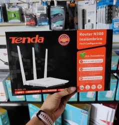 ROUTER INALAMBRICO TENDA F3 N300  WiFi 300 Mbps 2.4 GHz