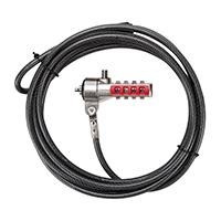 CANDADO DE SEGURIDAD TARGUS PA410U DEFCON CL C / COMBINACION COLOR NEGRO TARGUS PA410U