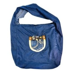 Bolsa de mezclilla XL Mexican Boho