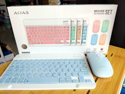 KIT TECLADO Y MOUSE INALAMBRICO BT DE COLORES (BT8022)