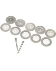 MagiDeal 10pcs 25mm Diamante Cortado Disco...