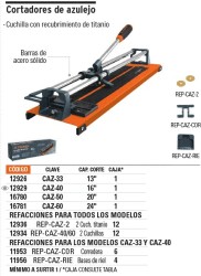 Cortador de azulejo de 13' (33 cm), Truper