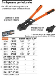 Cortapernos 12', profesional, TRUPER