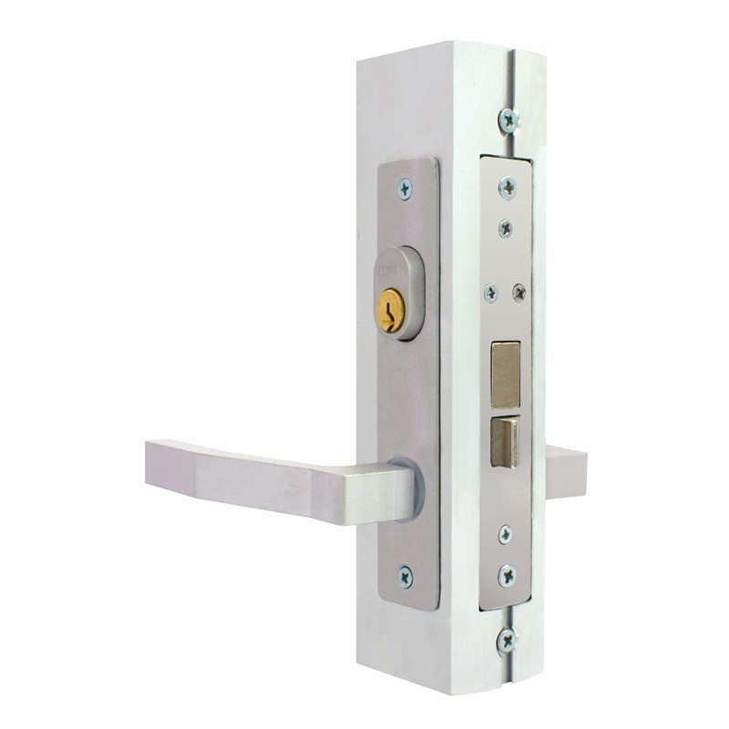 Cerradura para puerta residencial aluminio natural 550 Phillips