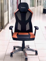 SILLA GAMER NARANJA MALLA XZEAL XZSXZ30O