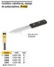 Cuchillo cebollero 6' mango de polipropileno, Pretul