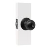 Cerradura para recámara pomo Cariel negro mate 12018 Ashico