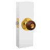 Cerradura para baño latón brillante Legno 21011 Ashico