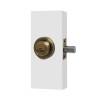 Cerrojo redondo llave / mariposa latón antiguo Argos 89182 Yale
