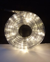 MANGUERA TRANSPARENTE DE LUCES IP65 COLOR CALIDO 10M C/CONTROLADOR (PROTEGER)