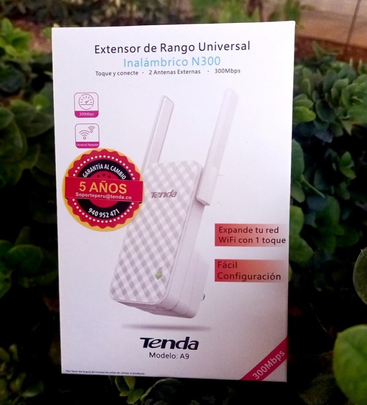 EXTENSOR TENDA N300 802.11 B/G/N 300MBPS 2 ANT