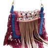 Bolsa tejida “MACRAME” bordada a mano