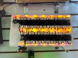 SERIE 140 LUCES ESMERILADO COLOR MUSICAL