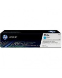 Hp Toner Cyan 126a 1000 Paginas P-cp1025...