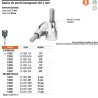 Dado punta hexagonal de 5/16', cuadro 1/2', Truper