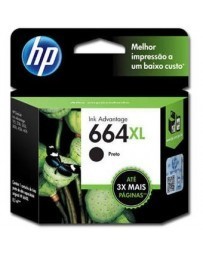 Cartucho de Tinta HP 664XL Negro, Modelo,...