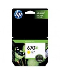 Cartucho De Tinta HP 670XL Amarillo