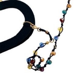 Cadena para tapa bocas o lentes con cristal checo
