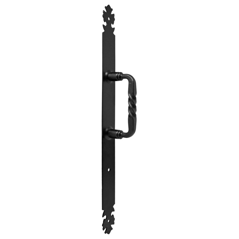 Jaladera Gran Conde para puerta negro mate Ashico