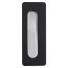 Jaladera de embutir 96 mm negro mate Rish