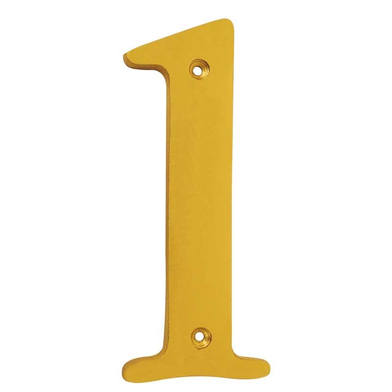 Numero decorativo 19 cm "1" Dorado