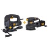 Combo Sierra caladora DX57U + Lijadora orbital DX461U CAT