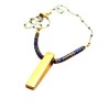 Collar con dije de pewter y hematita
