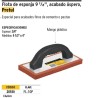 Flota de esponja 9-1/2' espesor 3/4', acabado áspero, PRETUL