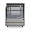 VITRINA EXHIBIDORA VIDRIO PLANO ACERO INOXIDABLE DRD3-AI
