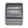 VITRINA EXHIBIDORA VIDRIO PLANO ACERO INOXIDABLE DRD3-AI