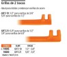 Grifa de dos bocas de 5/8 y 1/2', Truper