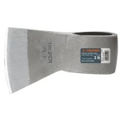 Hacha media labor 3 lb, sin mango, TRUPER