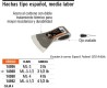 Hacha media labor 4 lb, sin mango, TRUPER