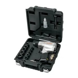 Kit de llave de impacto 1/2' con estuche plástico, Truper