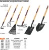 Pala cuadrada Classic Gardener, mango 45', Truper