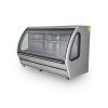 VITRINA EXHIBIDORA VIDRIO PLANO ACERO INOXIDABLE DRD6-AI