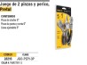 Juego de 2 pinzas y 1 llave ajustable, mangos de PVC, Pretul