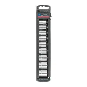 Juego de 9 dados cuadro 3/8' std, Truper