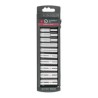 Juego de 10 dados largos cuadro 1/4' std, Truper
