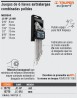 Juego de 6 llaves combinadas extralargas pulidas mm, EXPERT