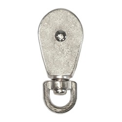 Polea giratoria sencilla de 2" Veker
