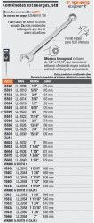 Llave combinada extralarga 1-13/16' x 496 mm largo, Expert