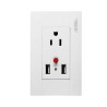 Placa con contacto y 2 entradas USB 4105 Adir